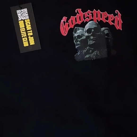 Godspeed Black Graphic Tee with Red Accents - Picture 3 of 4